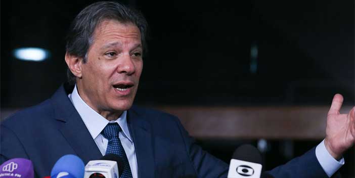 Haddad e o presidente da CNI criticam taxa Selic alta do Brasil